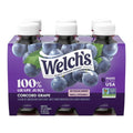 Welch's 100% Grape Juice, Concord Grape, 10 fl oz On-the-Go Bottle (Pack of 6)